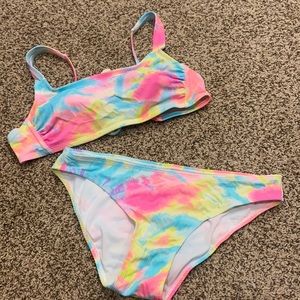 Tie dye bikini D/DD large bottom